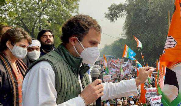 Rahul appealed to the citizens to join the 'Farmers' Rights' campaign