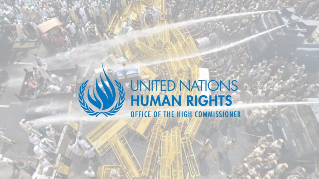 United Nations of Human Rights on Kisan Andolan
