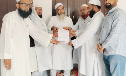 مولانا محمد مستقیم جمعیۃ علماء تحصیل نکوڑ کے کنوینر نامزد ، اصلاح معاشرہ کمیٹی کے ضلع کنوینر مولانا مشرف رشیدی نے لیٹر سونپا