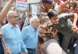 جنتر منتر پر دوسرے دن بھی ایس آئی کے خلاف مظاہرہ جاری،بایاں محاذ نے مانگا گیانیش کمار کا استعفیٰ